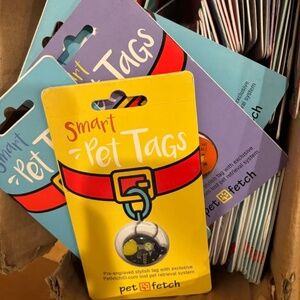72 id tags - 82 can covers - 10 packages natural flea